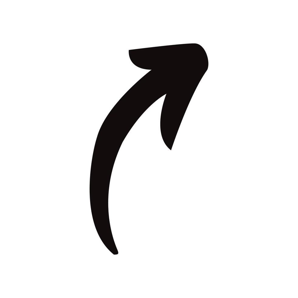 Arrow icon logo design vector