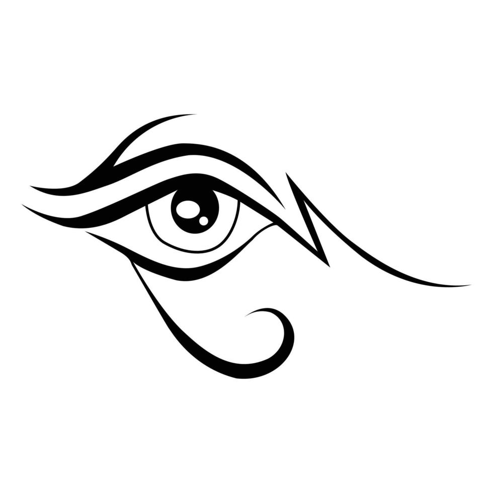 Eye care logo design vector