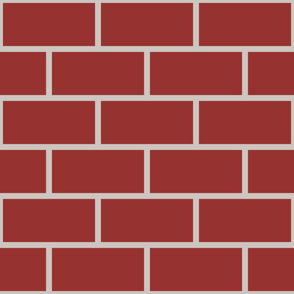 Red brick seamless pattern for walls, background, interior. Seamless brick pattern. Pro vector pattern.