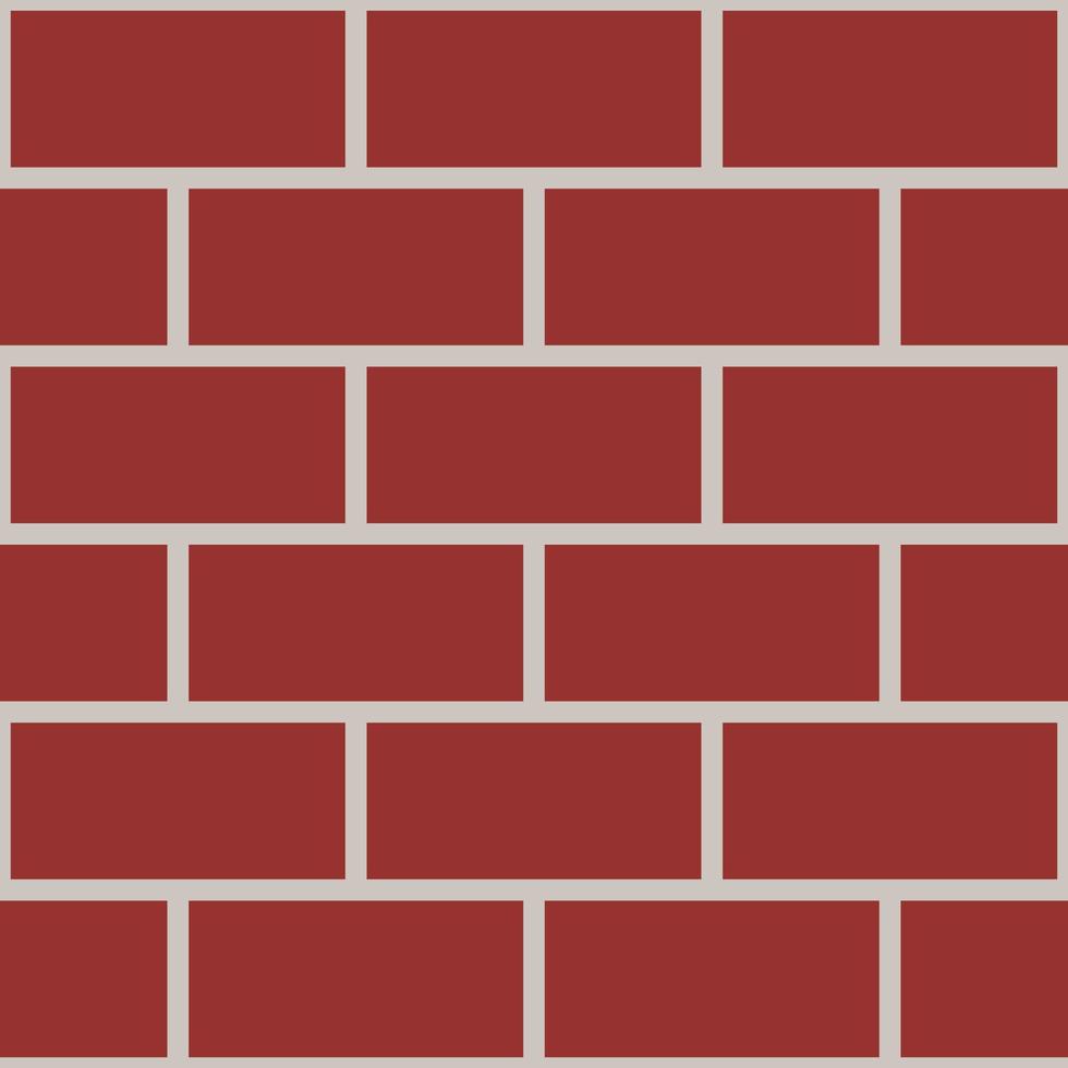 Red brick seamless pattern for walls, background, interior. Seamless brick pattern. Pro vector pattern.