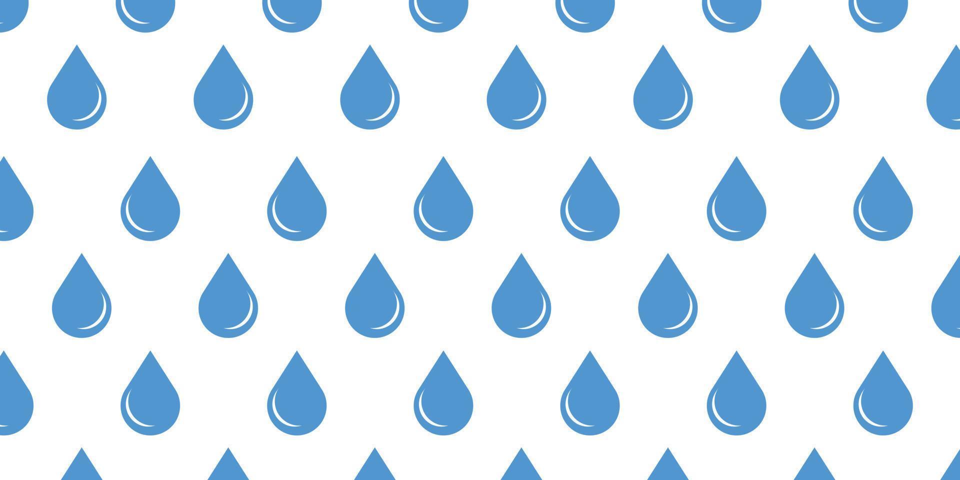 Blue water drop pattern background vector