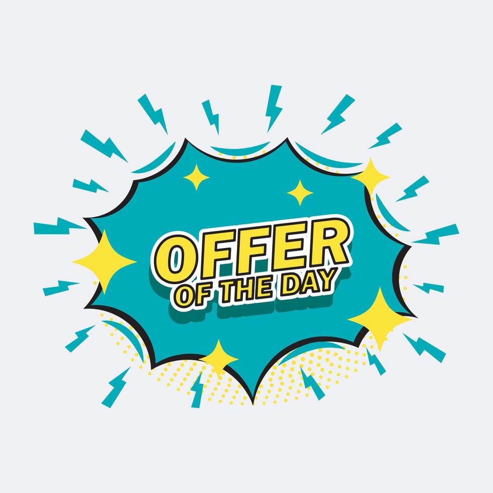 vector sale and offer template for business promotion
