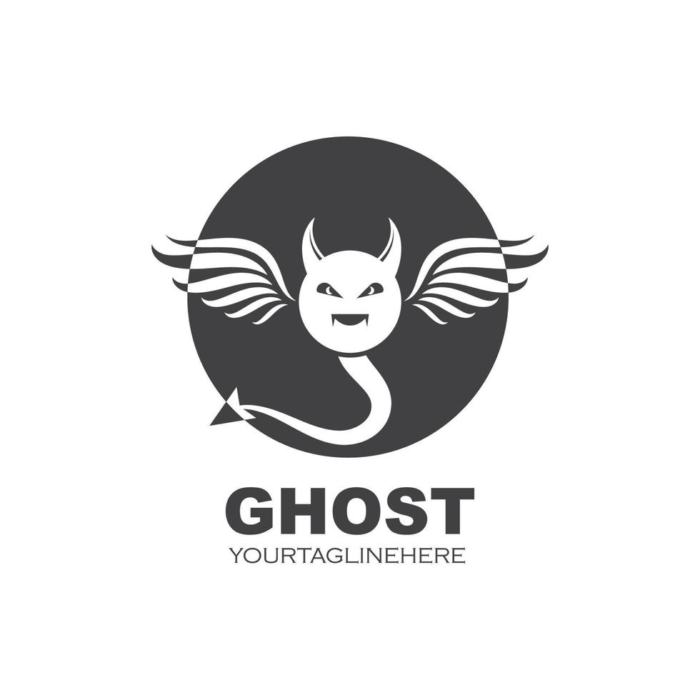 Devil logo vector template illustration