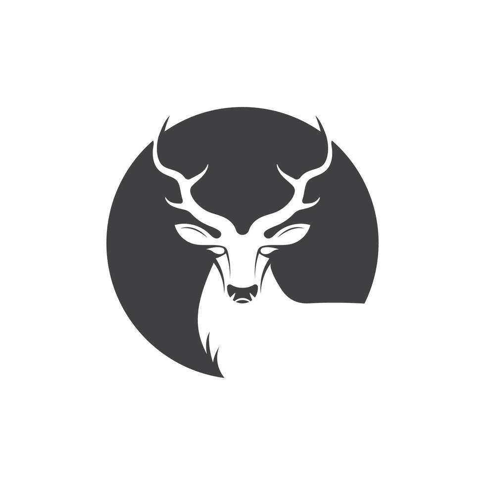 Deer ilustration logo vector icon design