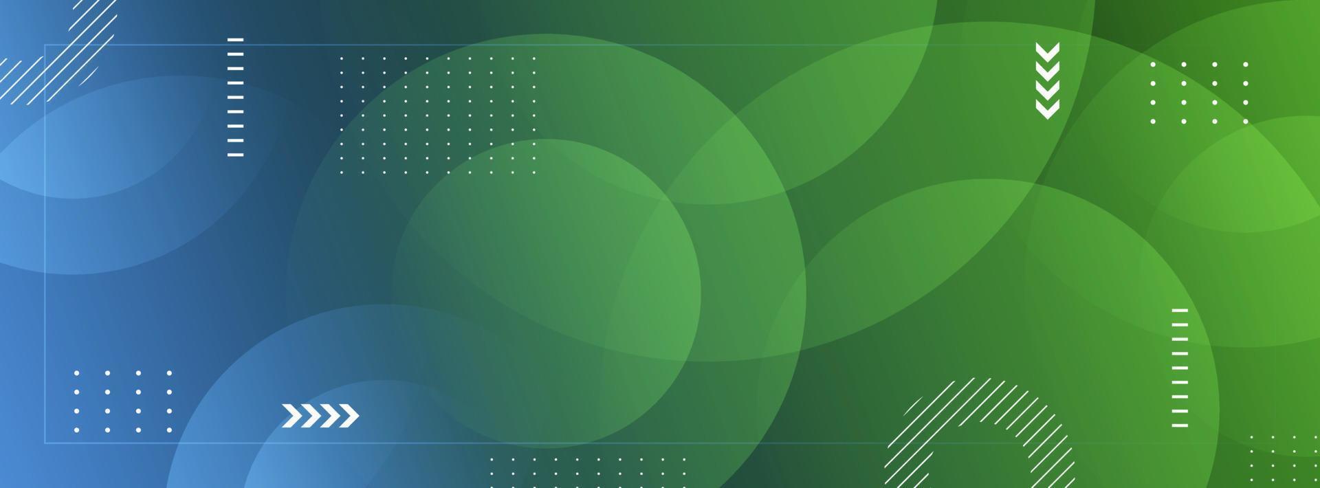 banner background. colorful, elegant gradation, circle effect vector