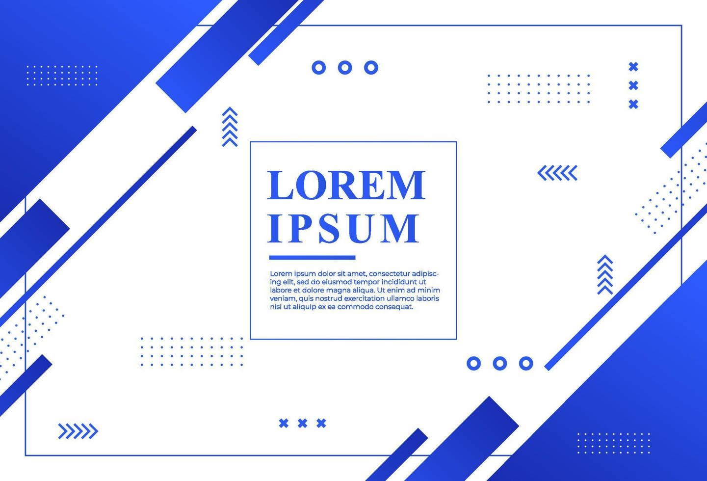 modern backgrounds. full of colors, blue gradations, geometric, abstract memphis vector