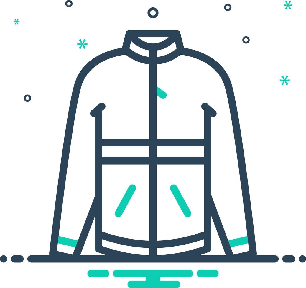 mix icon for fleece vector