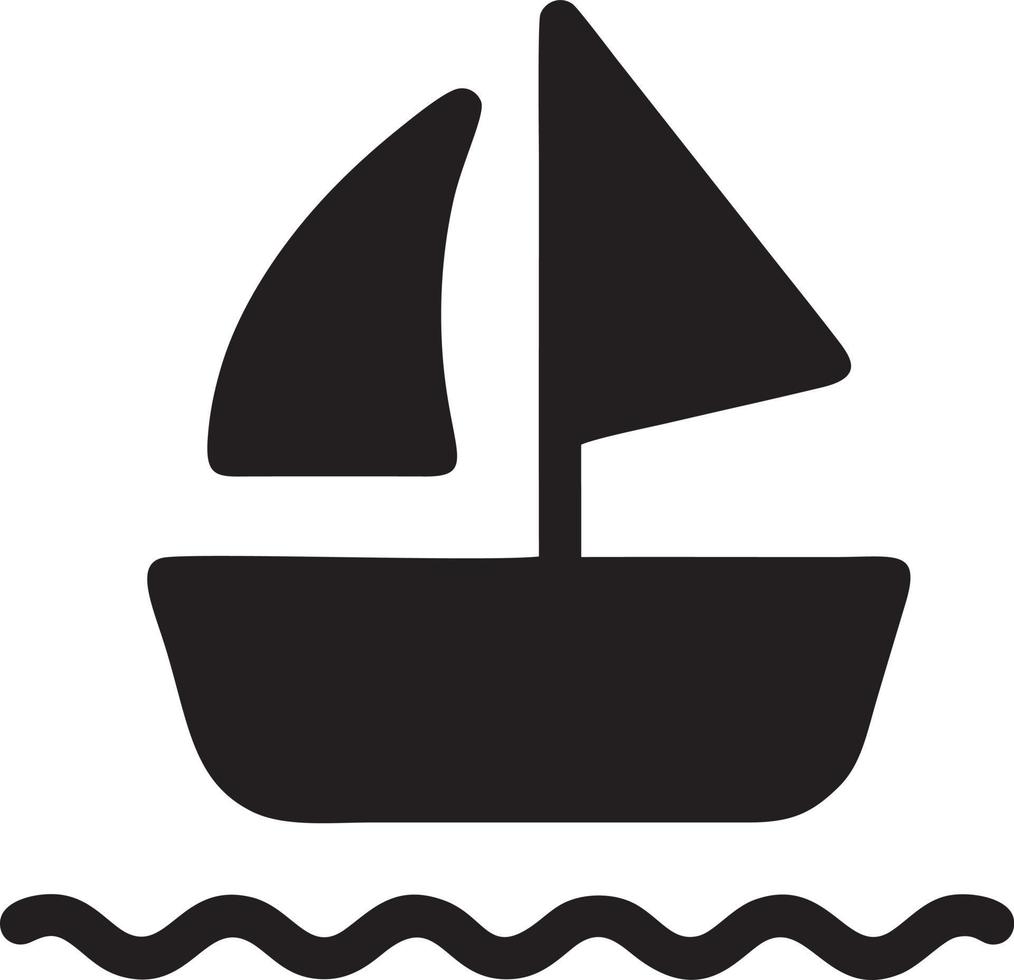 Boat icon symbol design vector image. Illustration of the ship boat transportation design image. EPS 10.