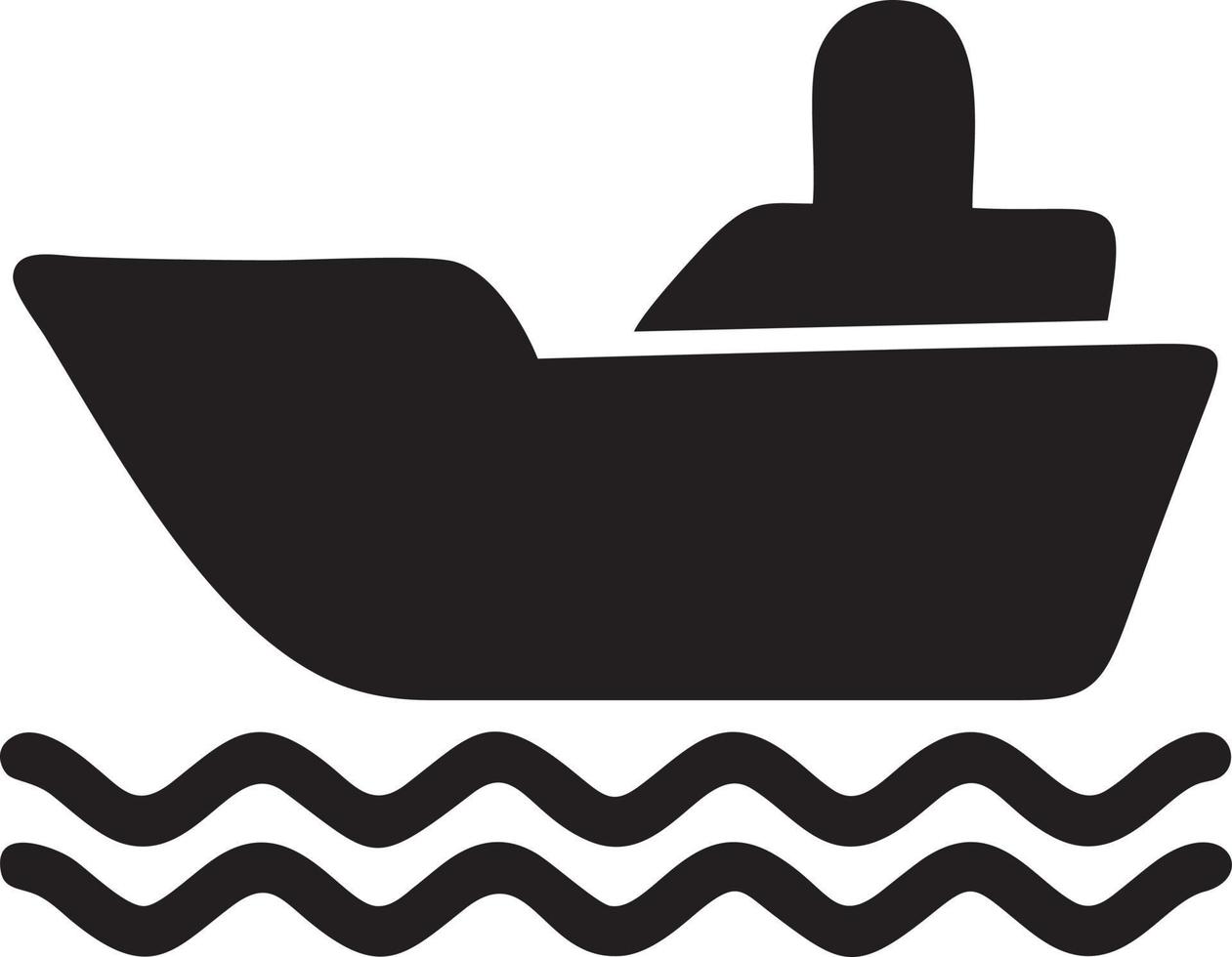 Boat icon symbol design vector image. Illustration of the ship boat transportation design image. EPS 10.