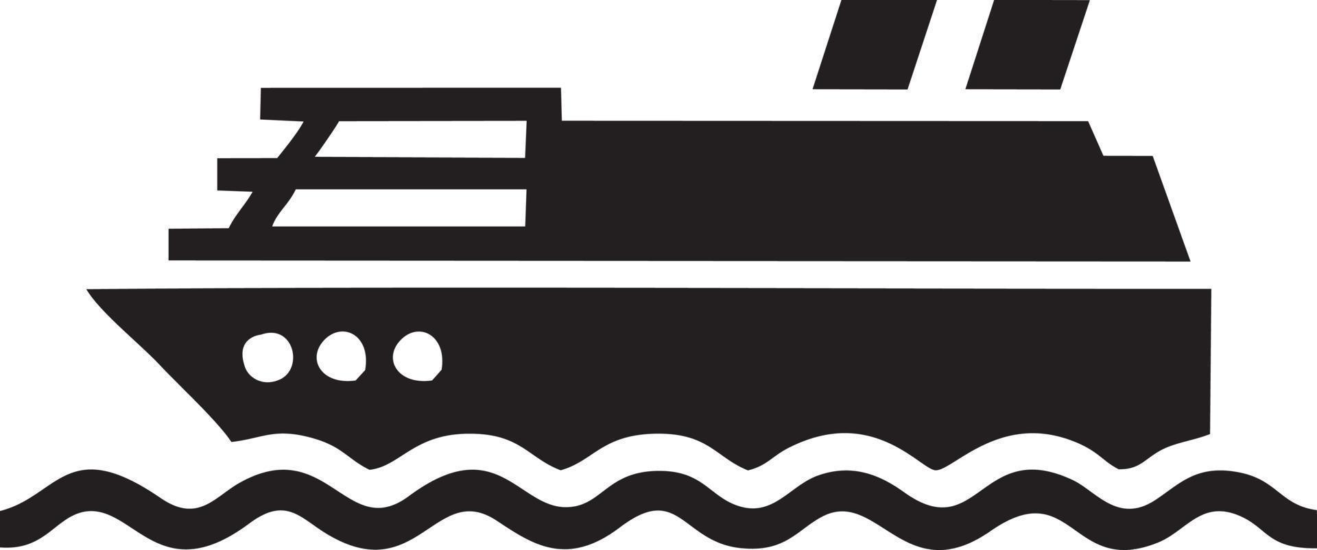 Boat icon symbol design vector image. Illustration of the ship boat transportation design image. EPS 10.