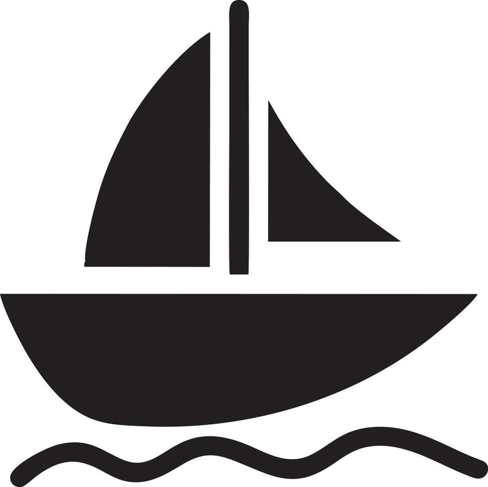Boat icon symbol design vector image. Illustration of the ship boat transportation design image. EPS 10.