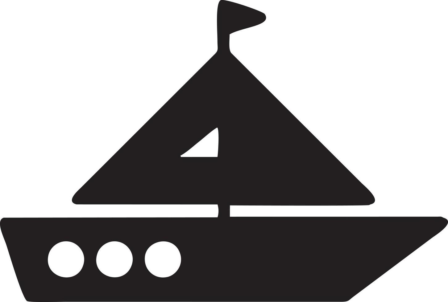 Boat icon symbol design vector image. Illustration of the ship boat transportation design image. EPS 10.