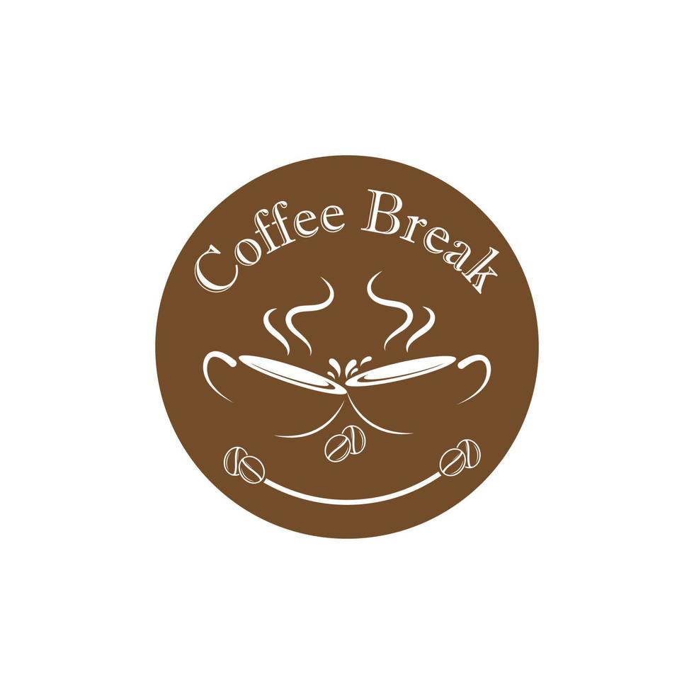 Coffee cup Logo Template vector icon