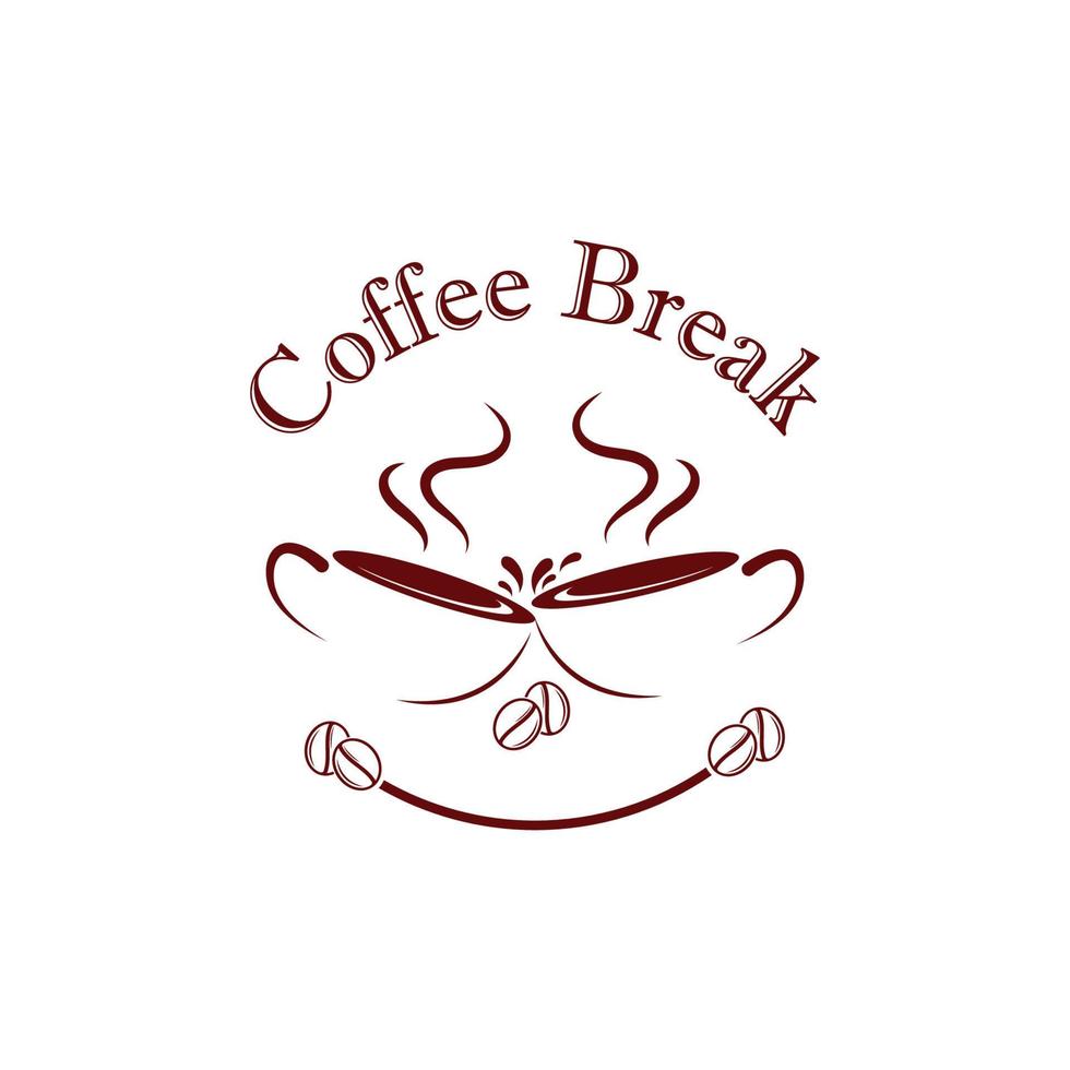 Coffee Beans Logo Template vector icon