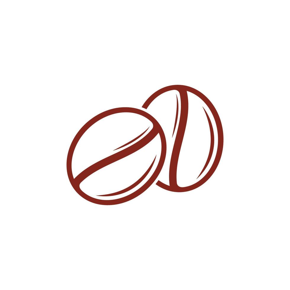 Coffee Beans Logo Template vector icon