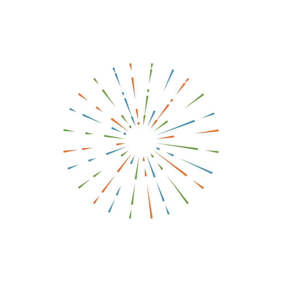 firework vector illustration icon design
