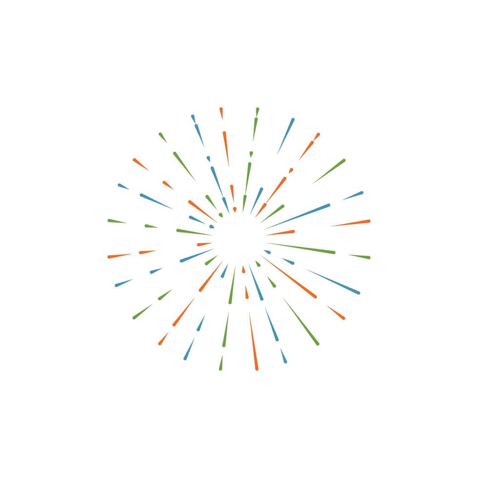 firework vector illustration icon design