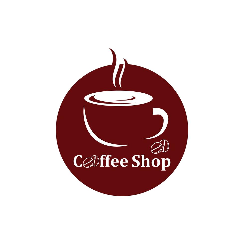 Coffee cup Logo Template vector icon