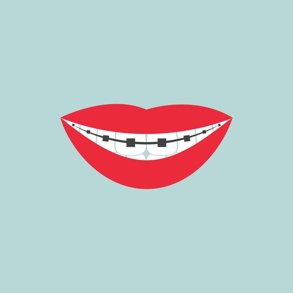 dental clinic icon logo vector illustration design