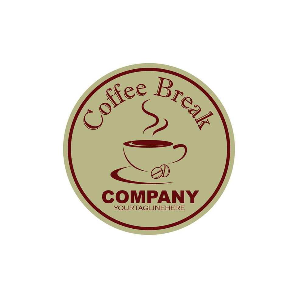 Coffee cup Logo Template vector icon