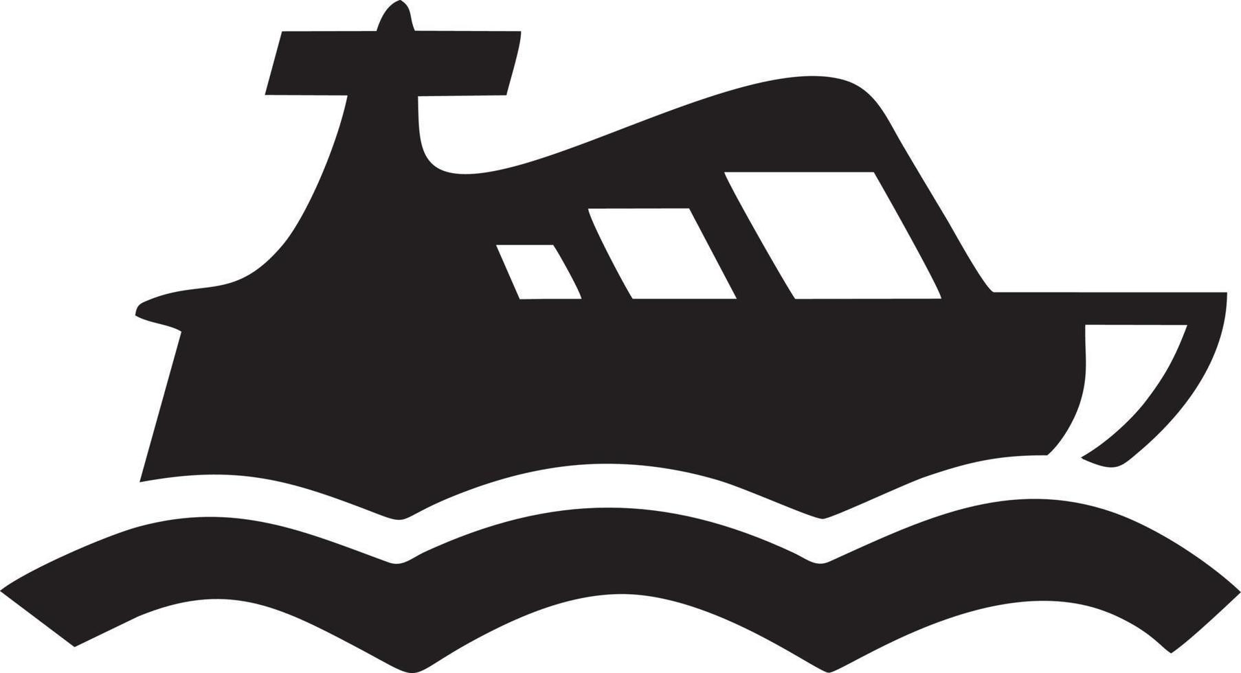 Boat icon symbol design vector image. Illustration of the ship boat transportation design image. EPS 10.