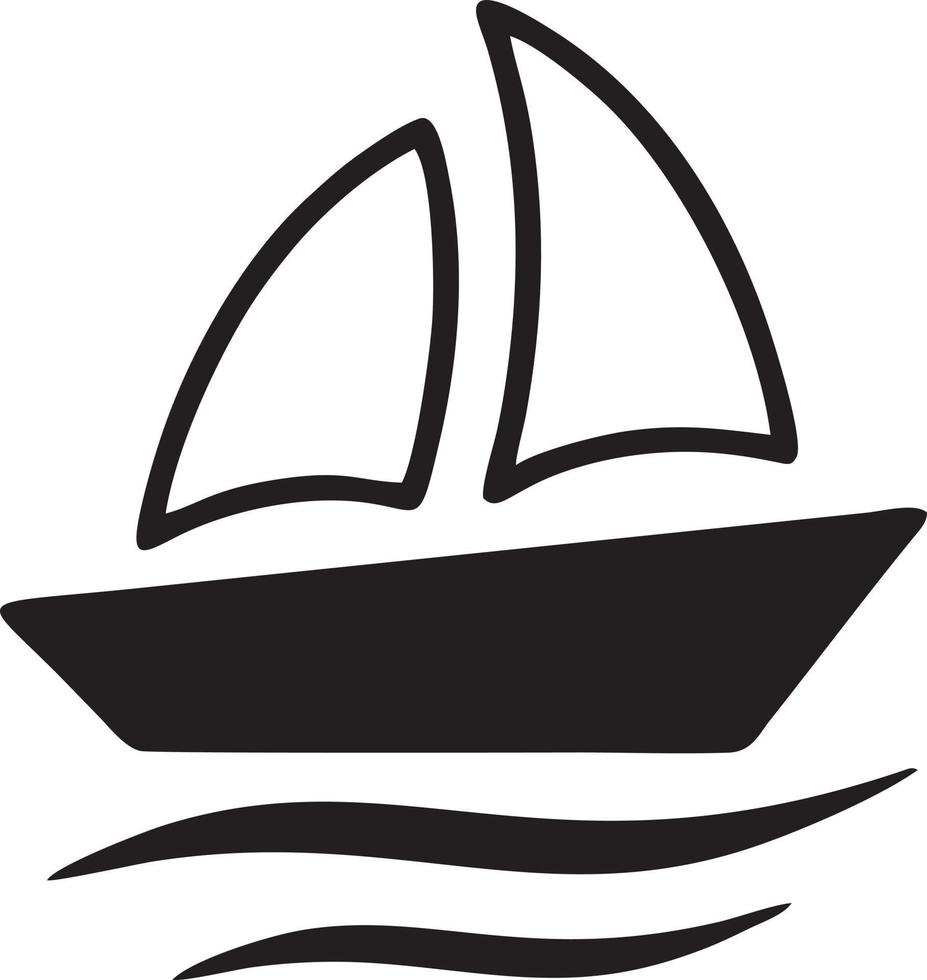 Boat icon symbol design vector image. Illustration of the ship boat transportation design image. EPS 10.