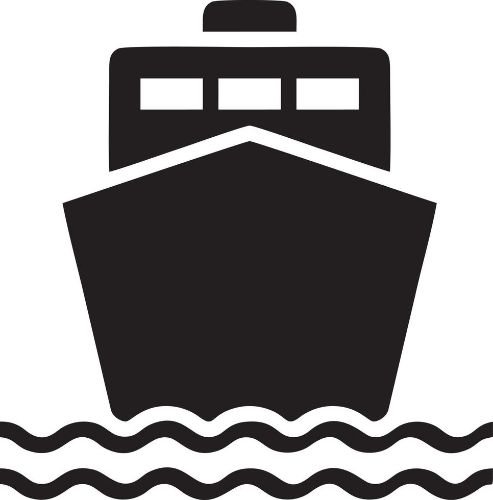 Boat icon symbol design vector image. Illustration of the ship boat transportation design image. EPS 10.