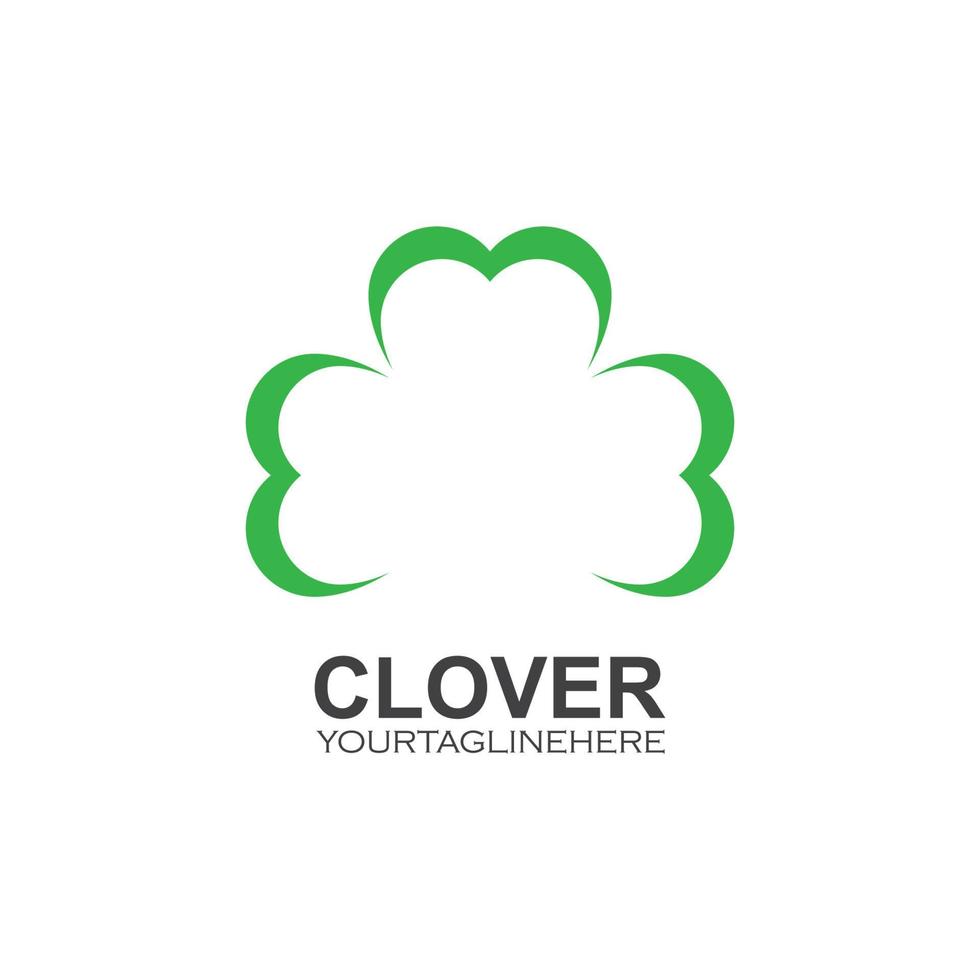 clover leaf vector icon illustration design