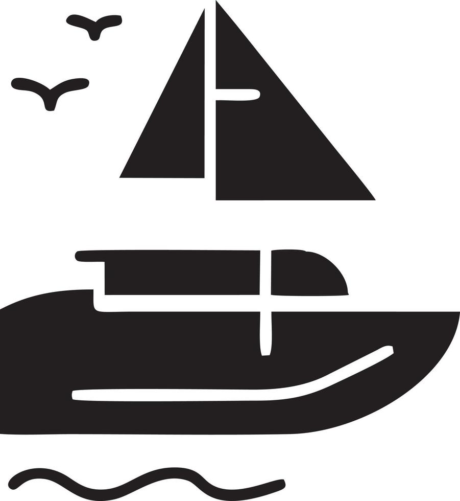 Boat icon symbol design vector image. Illustration of the ship boat transportation design image. EPS 10.