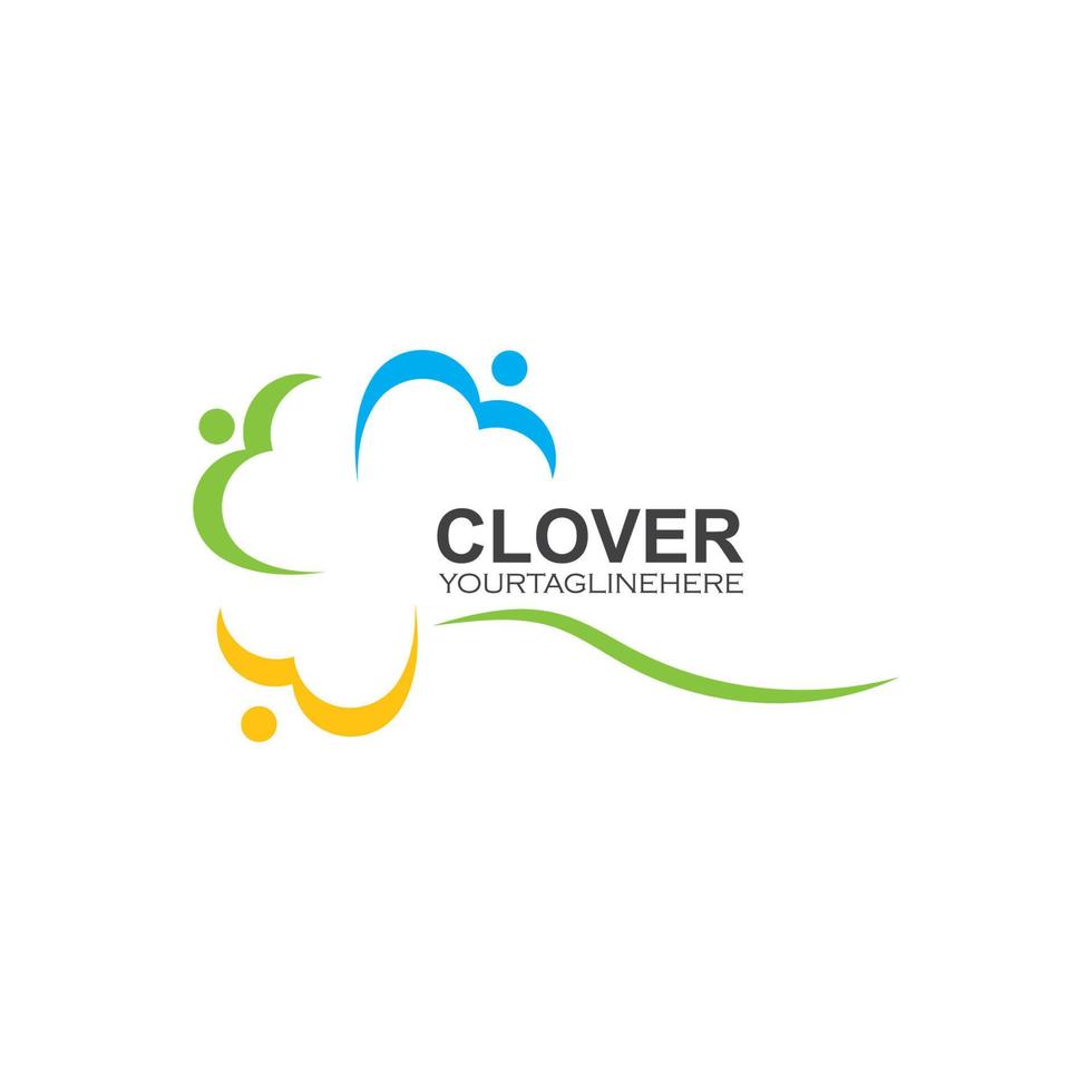 clover leaf vector icon illustration design