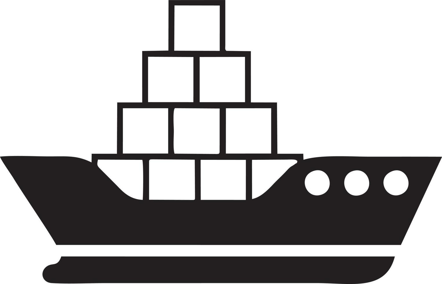Boat icon symbol design vector image. Illustration of the ship boat transportation design image. EPS 10.
