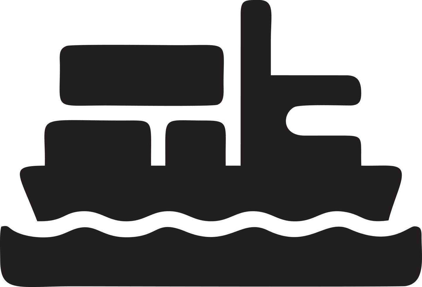 Boat icon symbol design vector image. Illustration of the ship boat transportation design image. EPS 10.