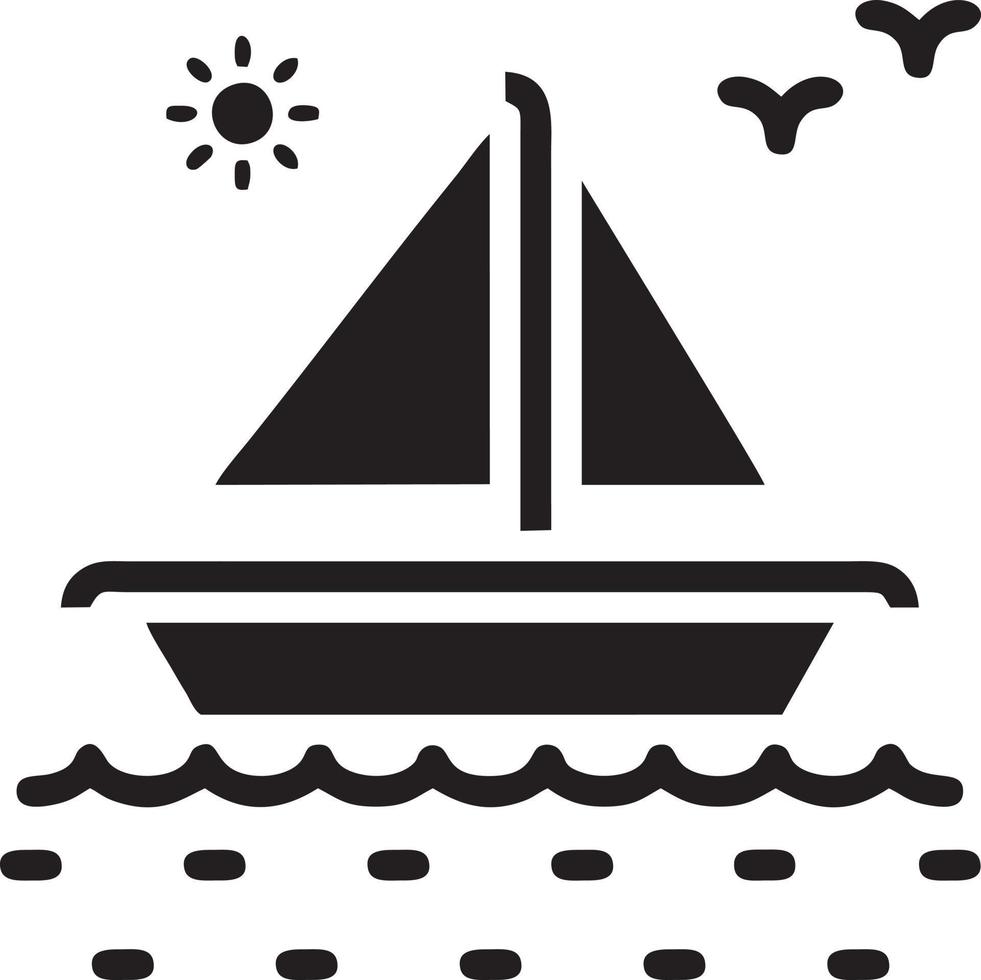 Boat icon symbol design vector image. Illustration of the ship boat transportation design image. EPS 10.