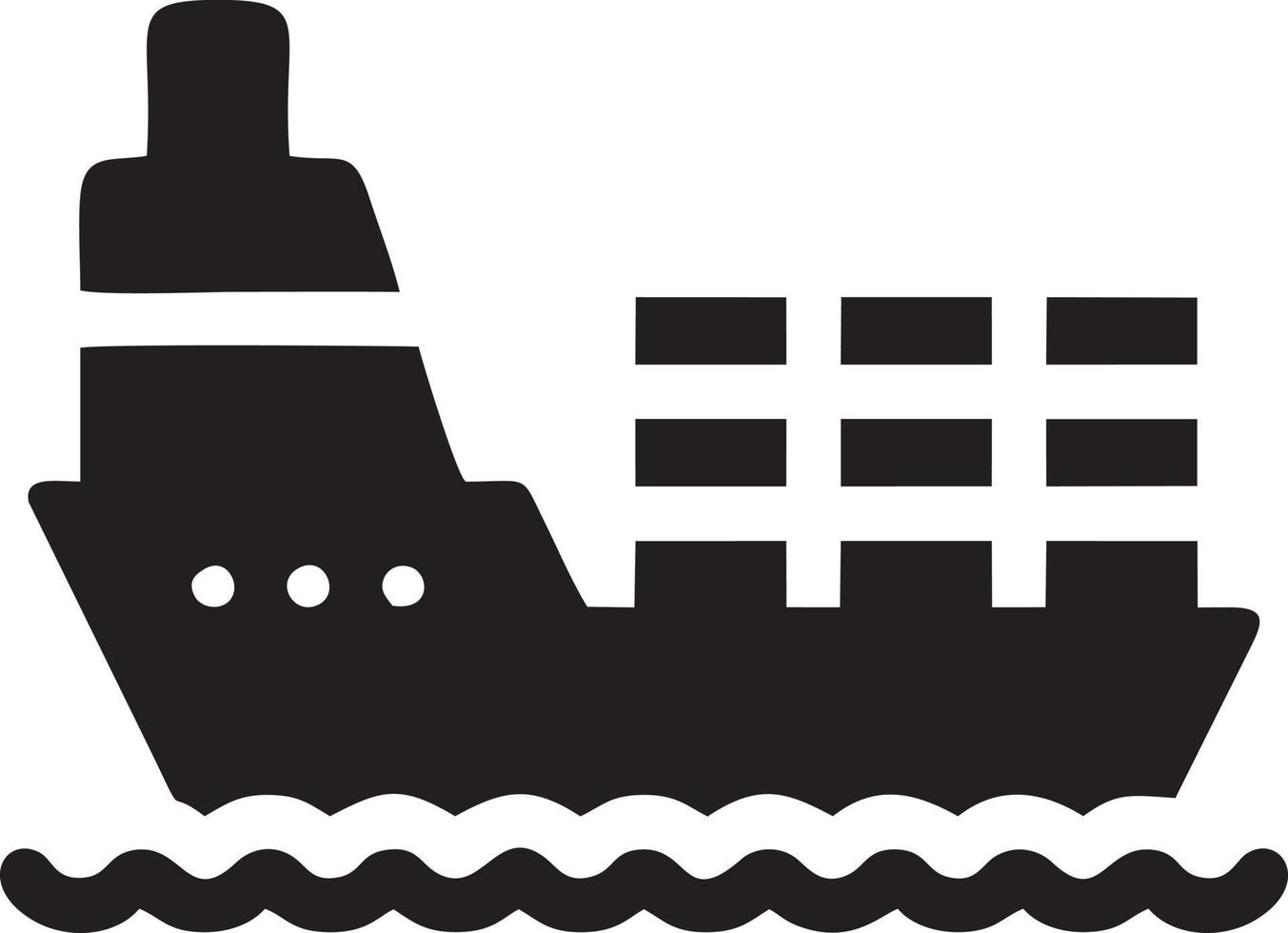 Boat icon symbol design vector image. Illustration of the ship boat transportation design image. EPS 10.