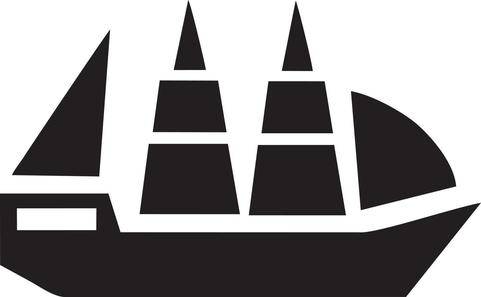 Boat icon symbol design vector image. Illustration of the ship boat transportation design image. EPS 10.