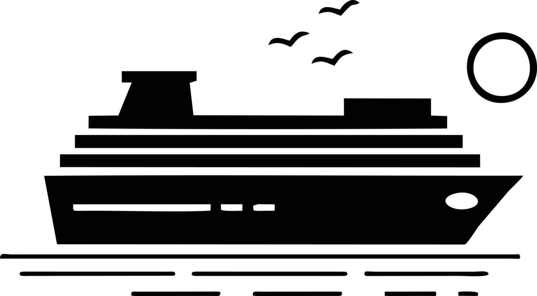 Boat icon symbol design vector image. Illustration of the ship boat transportation design image. EPS 10.