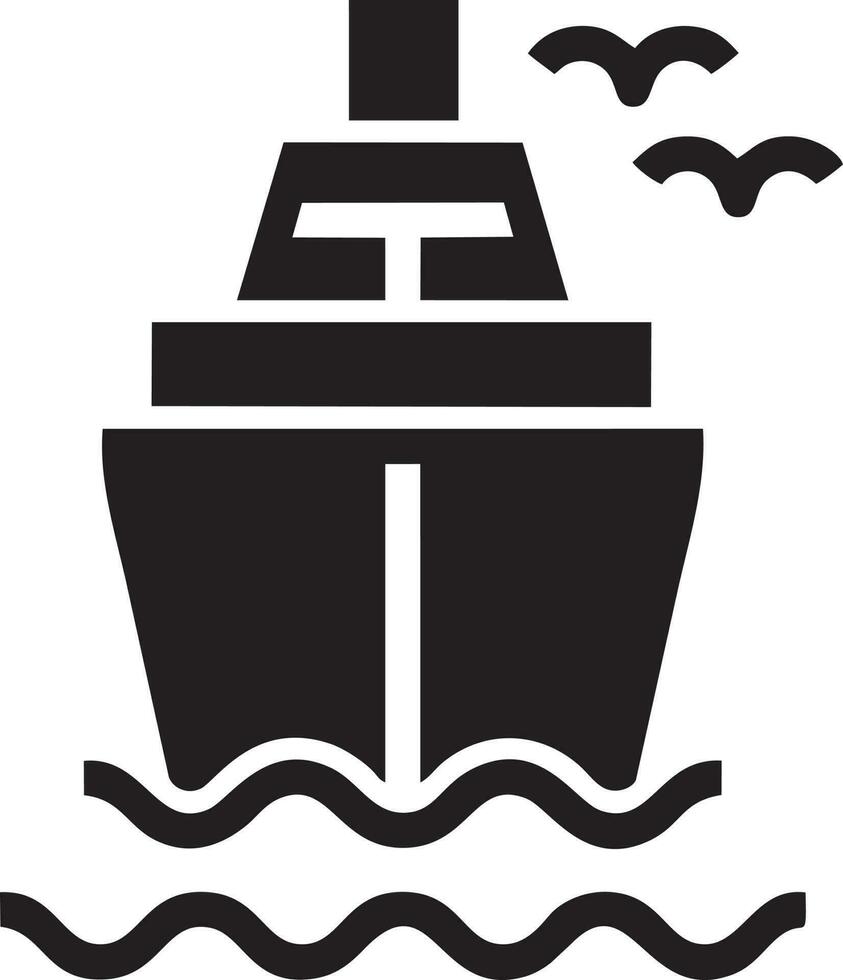 Boat icon symbol design vector image. Illustration of the ship boat transportation design image. EPS 10.