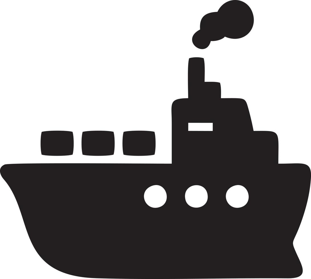 Boat icon symbol design vector image. Illustration of the ship boat transportation design image. EPS 10.