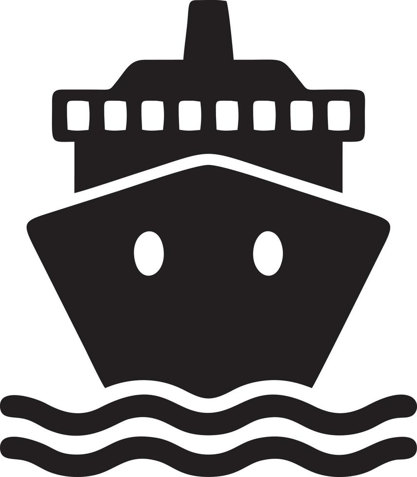 Boat icon symbol design vector image. Illustration of the ship boat transportation design image. EPS 10.