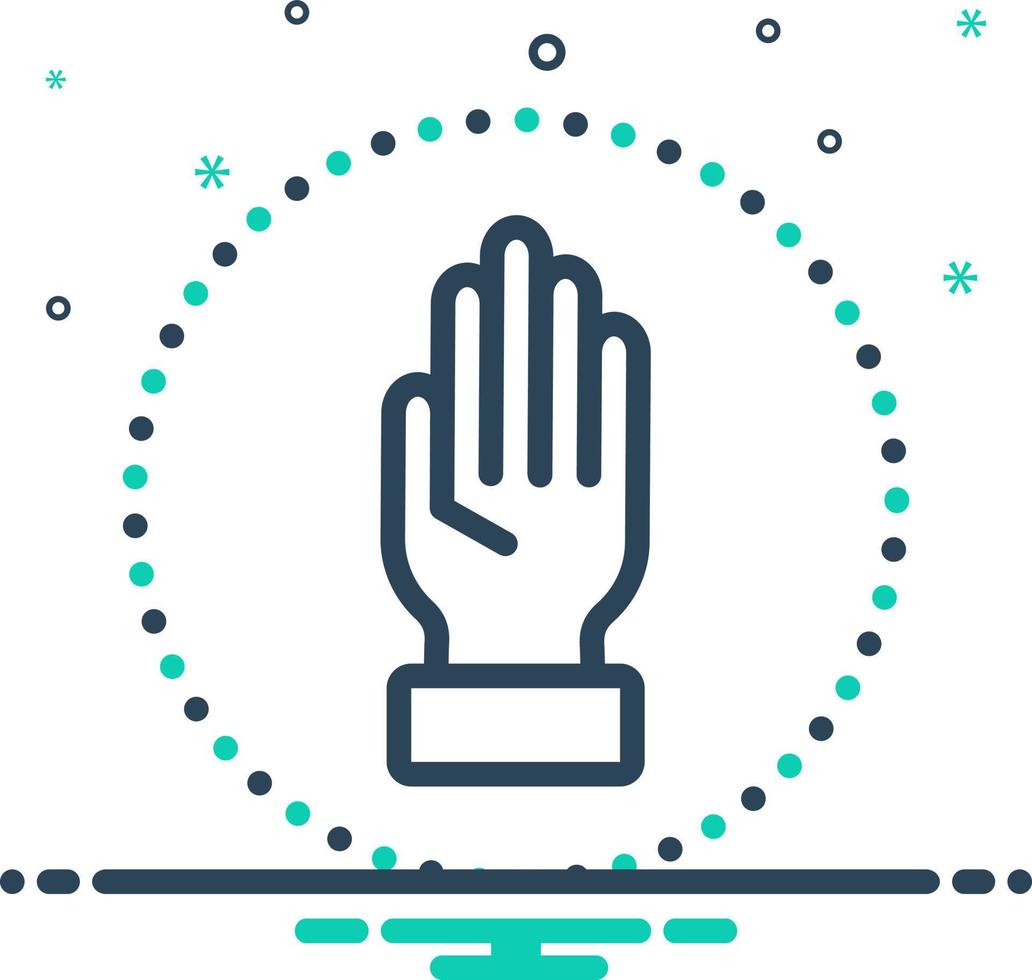 mix icon for pam vector