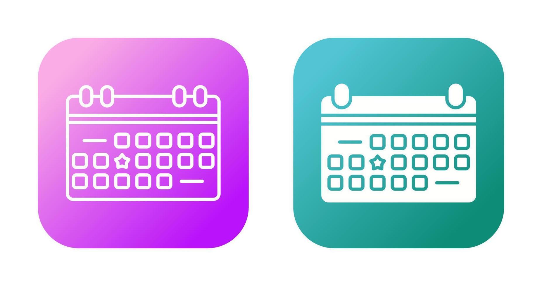 Calendar Vector Icon