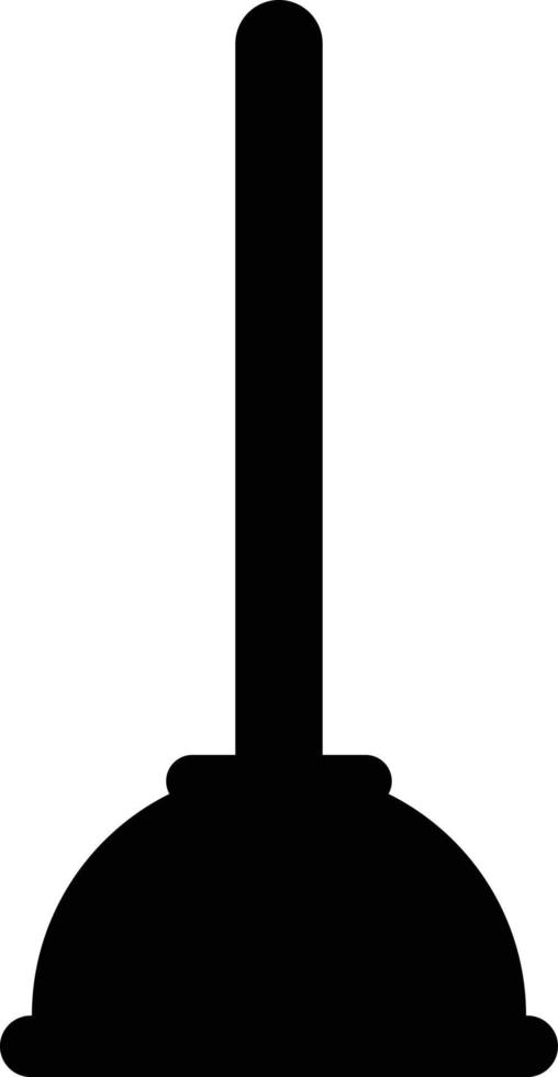 Plunger toilet icon vector, plumbing vector