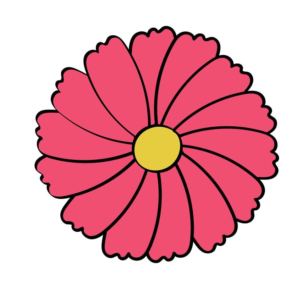 hand drawing flowers element set 01 vector