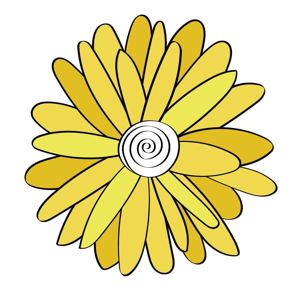hand drawing flowers element set 01 vector