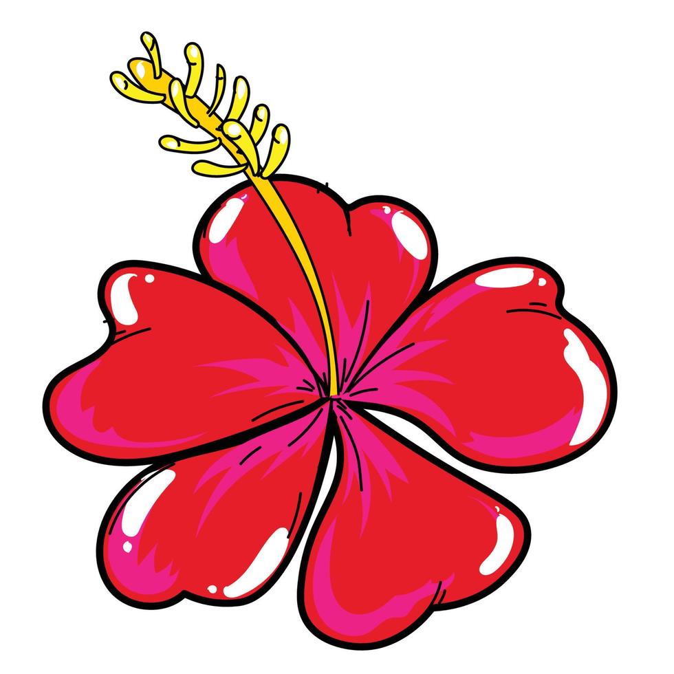 mano dibujo flores elemento conjunto 01 vector