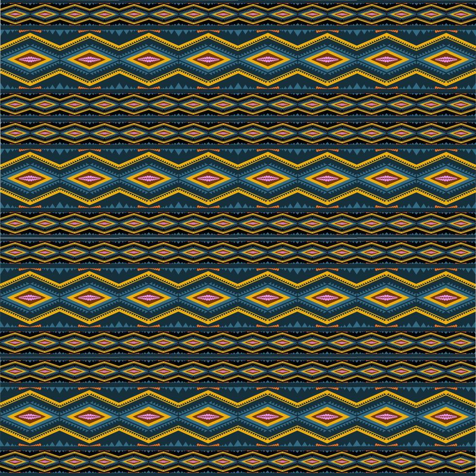 Tribal geologists seamless pattern with shapes vector
