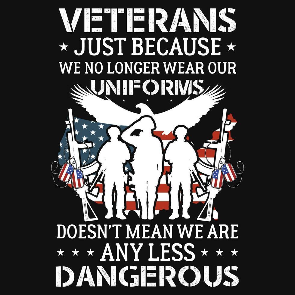 Veterans day American veterans day typography graphics tshirt design vector