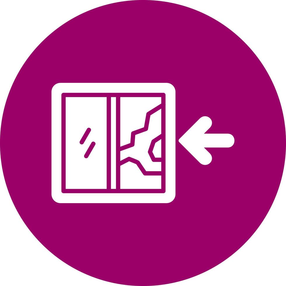Door Broken Vector Icon