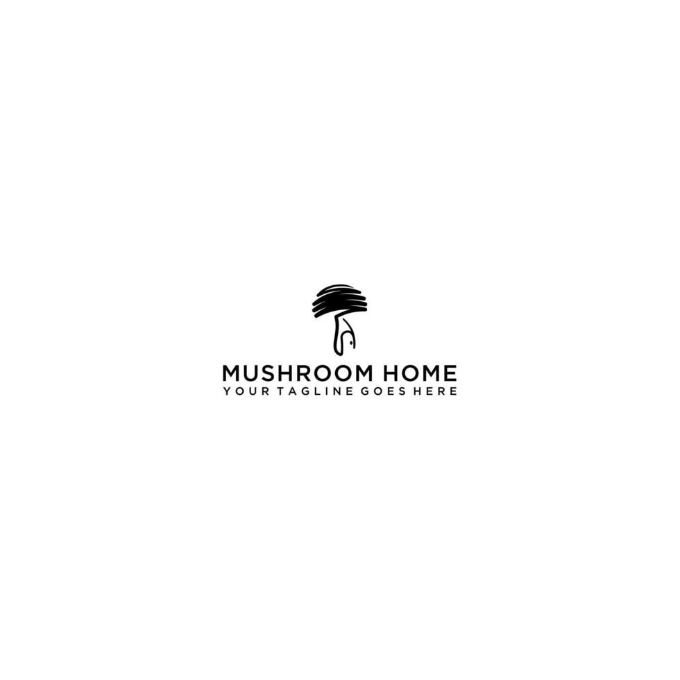 Mushroom Logo Design Vector .