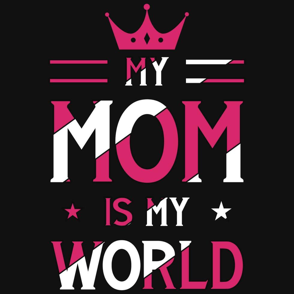 Mother's day typography tshirt design vector design